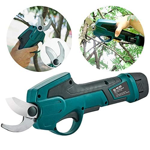 RJHY Fruit Tree Electric Pruning Scissors Wireless Charging Scissors, Garden, Fruit Trees, Gardening,Short