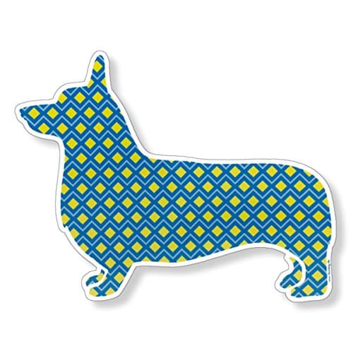 Corgi Dog Breed Premium Car Bumper Laptop Window Decal Sticker (Diamond)