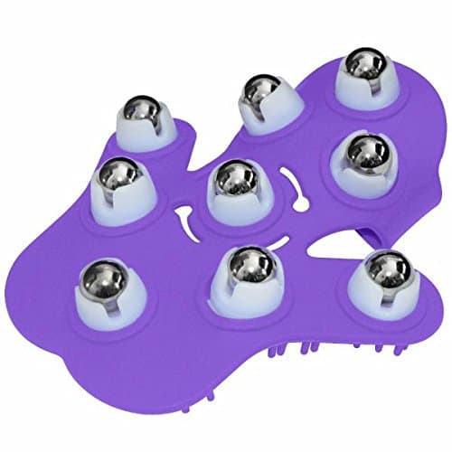Roller Glove Neon Purple Massage Glove---(Package of 2)