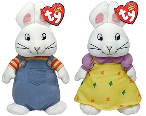 Ty Beanie Baby Max & Ruby Set