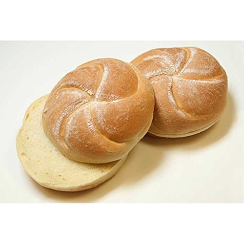 Rotellas White Kaiser Hamburger Bun, 4 1/2 inch -- 40 per case.