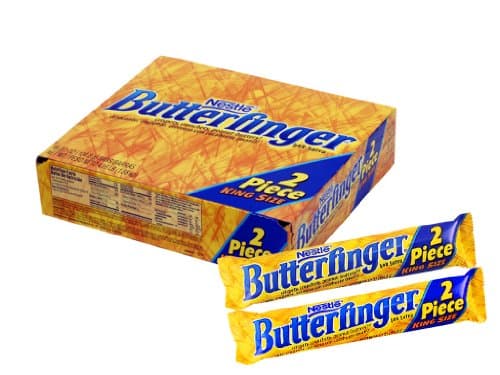 Butterfinger King Size 2pcs Bar 18ct of 3.7 Oz. Tj18