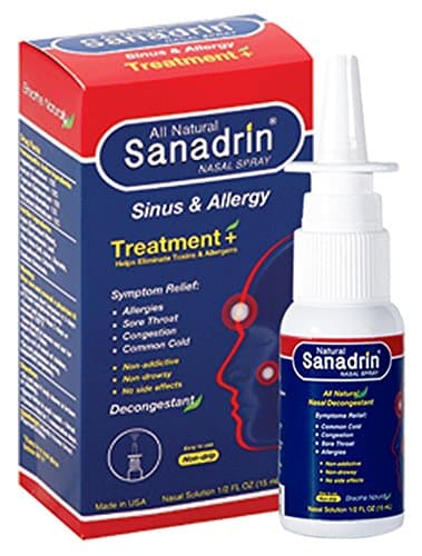 Sanadrin® - Sinus &amp; Allergy - Cough &amp; Cold Treatment/ 120 Metered sprays