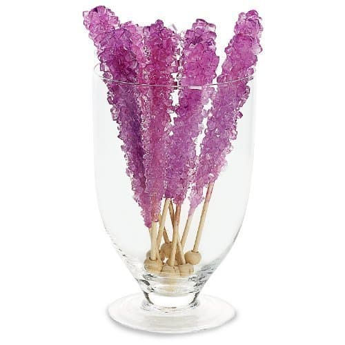 Grape Rock Candy Stick (1 count) Party Accessory by Squire Boone Village