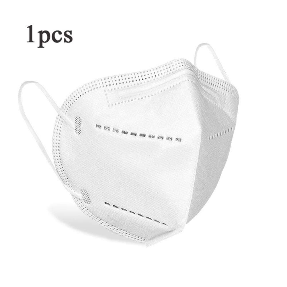 SUHAPPY 1/5/10PCS N95 Filter Mask 3-Ply Disposable Face Mask for Kids Man and Woman White