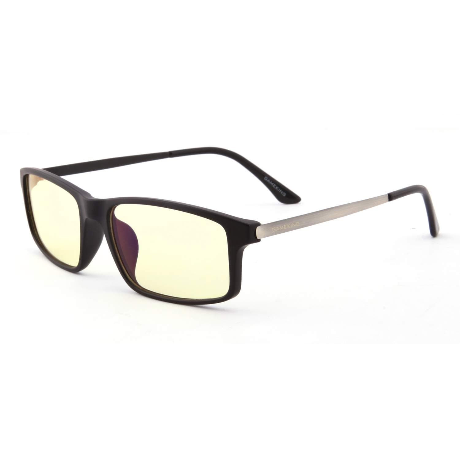 GAMEKING Ultra 9061 Blue Light Blocking Computer Glasses Gaming Glasses with TR90 Frame Amber Tint Lens for Digital Eye Strain Relief Better Sleep