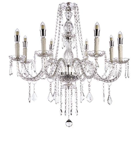 Monalisa Gallery Crystal Chandeliers Light Fixture Smldl1098 W28Xh28S