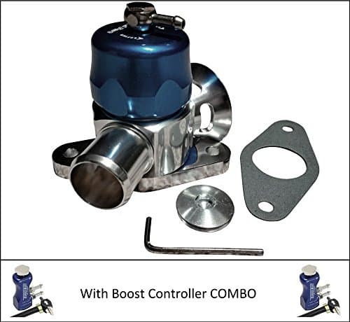 HYBRID Subaru WRX 08-14 Dual Port BOV Blow Off Valve 50/50 Legacy Forester (Blue + MBC)