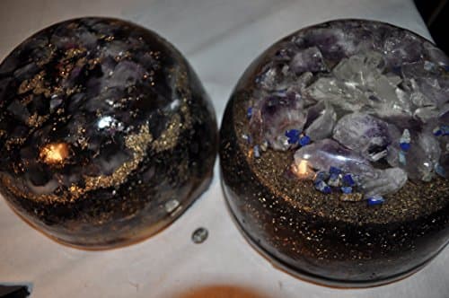 Love Inspired Custom organite emf Protection Device 10 (2 Jumbo Sized Anti EMF Bunker Buster Orgone Energy Units Stronger Than 16 orgone Pyramids Combined)