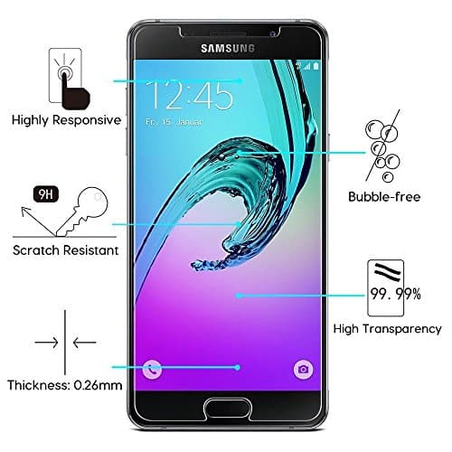 GAPlus® Samsung Galaxy A5 - Premium Quality Tempered Glass Film screen protector