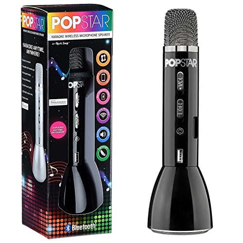 Popstar Bluetooth Karaoke Microphone Speaker Wireless Children’s Singing Mic (4 Color)