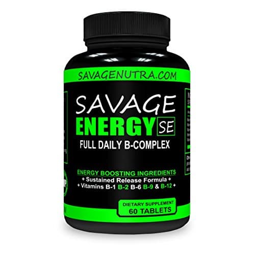 NEW Savage Energy 60's ( B-Complex ) Boost Energy - Reduce Stress - Supports Weight Loss - Supports over all health and well being