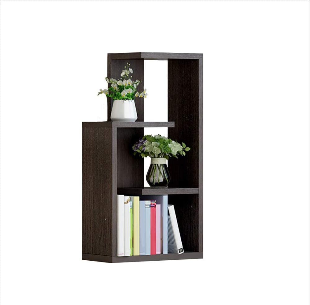 MYMAO 01Tree-shaped bookshelf creative simple floor student racks children's combination storage small bookcase simple modern cabinet,Brown