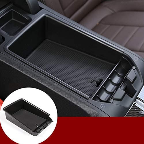 HOTRIMWORLD Interior Center Console Armrest Storage Box Holder for BMW X3 X4 G01 G02 2018-2019