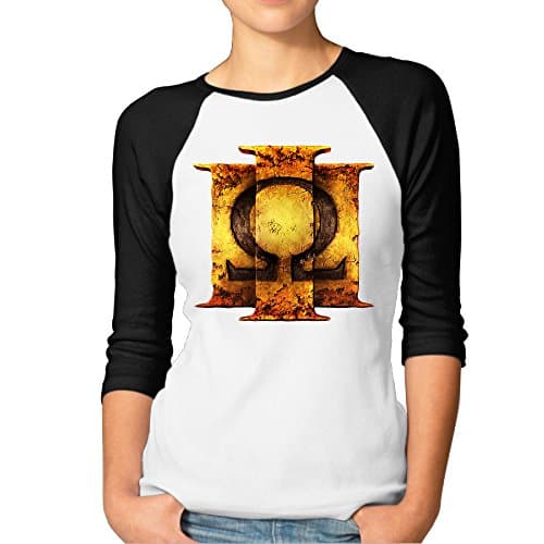 3/4 Sleeve Tops T-Shirts God Of War 3 Remaster Women