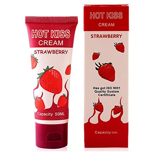 Lubricants Fruit Oil Strawberry Flavor Cream 4 pcs