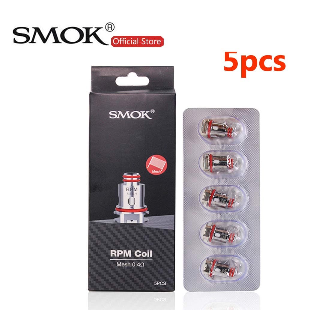 5Pcs Authentic Replacement Mesh 0.4 Core Head for RPM40 Upgraded Real kit