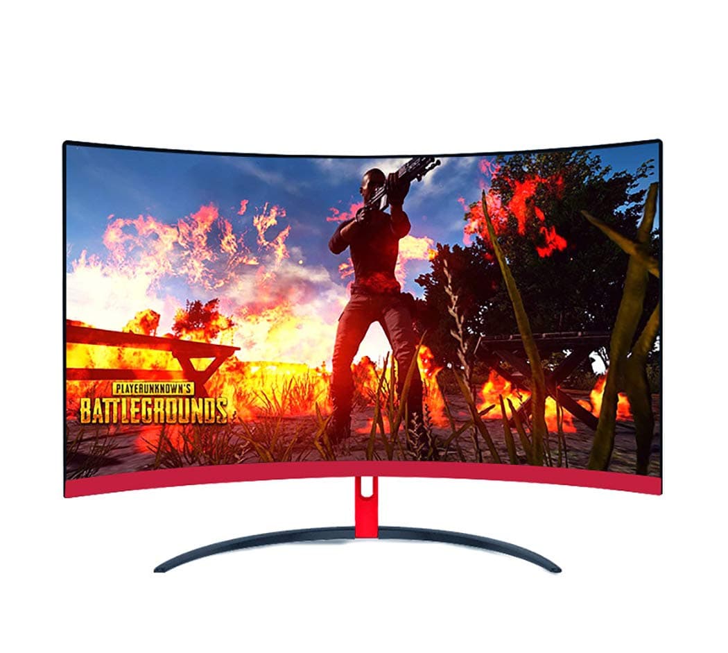 RAPLANC 27 Inch Curved 2K Gaming Monitor, 144Hz Refresh Rate, DP Port, HDMI Port, VGA Port, Flicker-Free, 1 Billion Colors