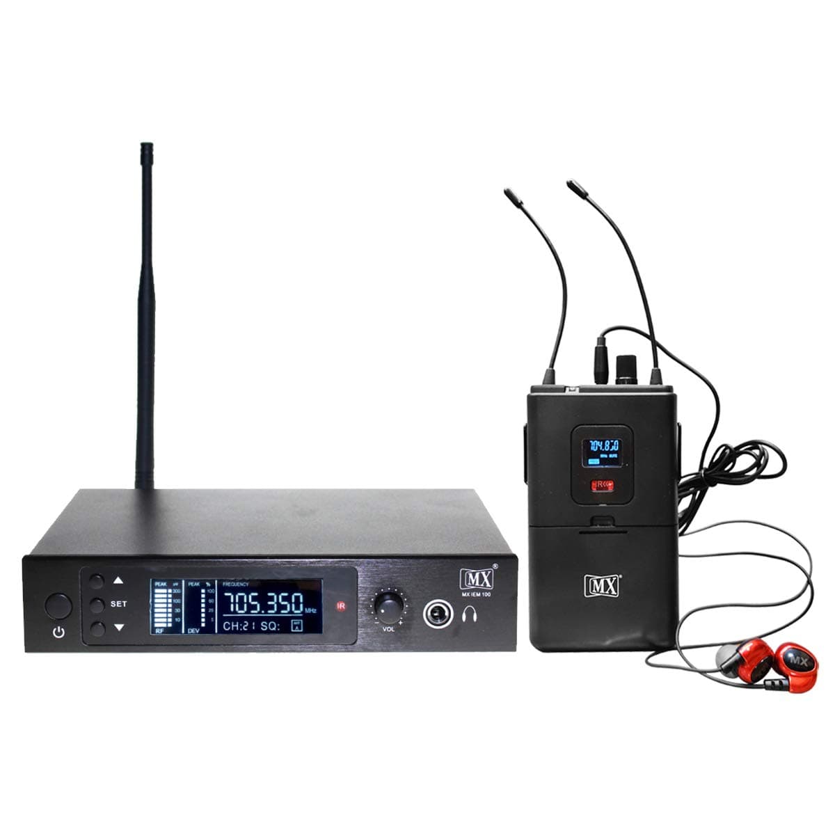 MAXCART Wireless In-Ear Monitoring Kit with MX Earphones