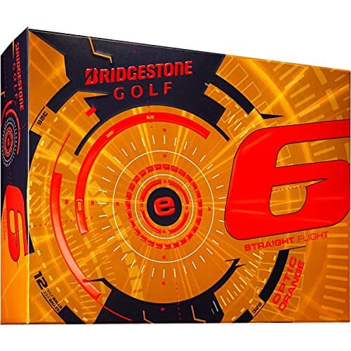 Bridgestone e6 Straight Flight Orange Golf Balls