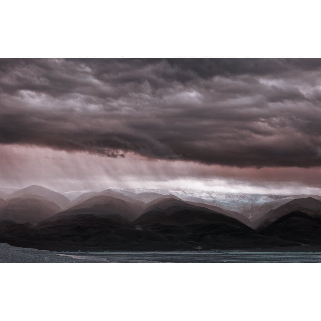 Precipitous - Rain Over The White Mountains California Landscape Fine Art Photography Print