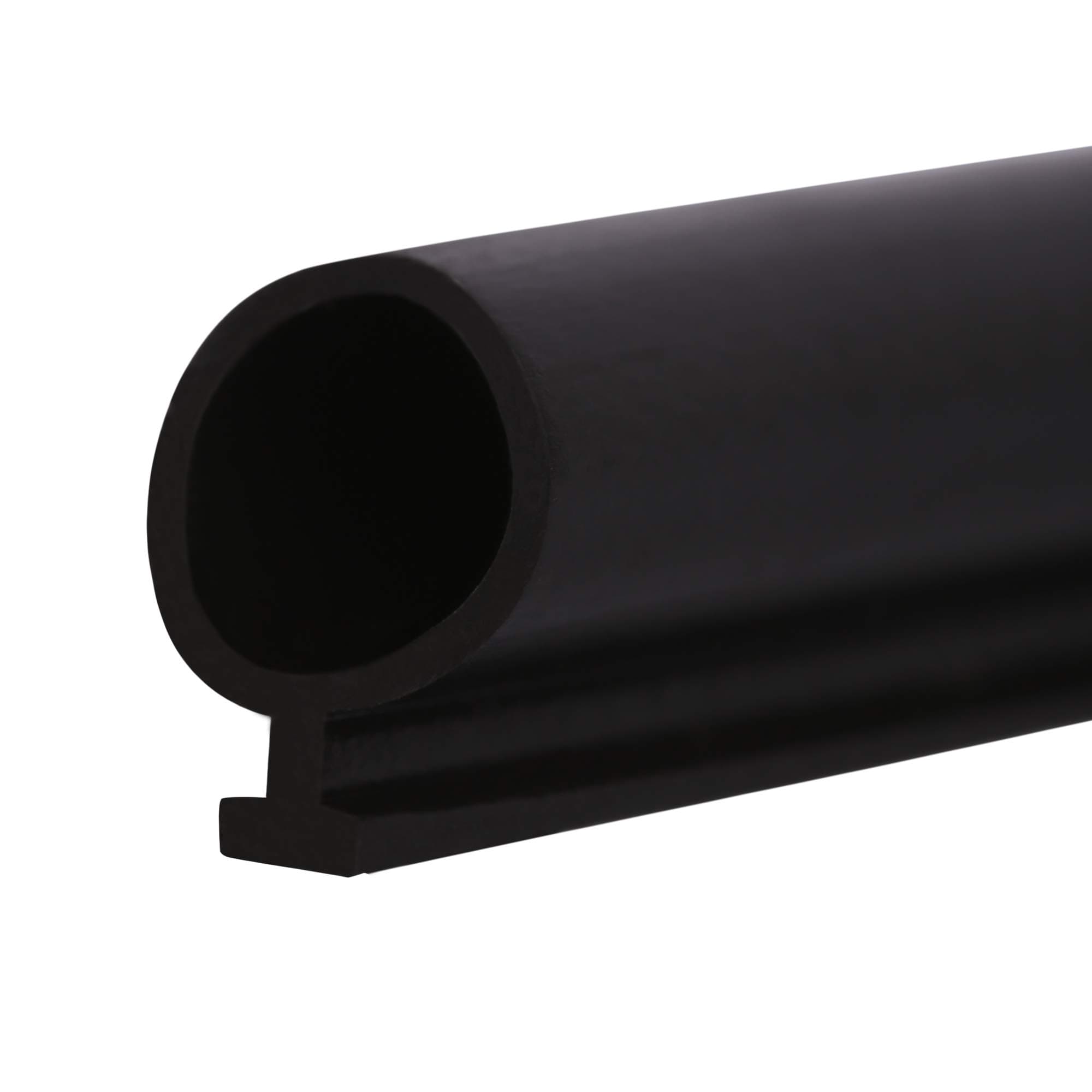 T-Slot Mount Window Weatherstrip Seal 5/16" Bulb Bubble for 3/16" Slot Receptacle 3 Colors & 5 Length Options (25', Black)