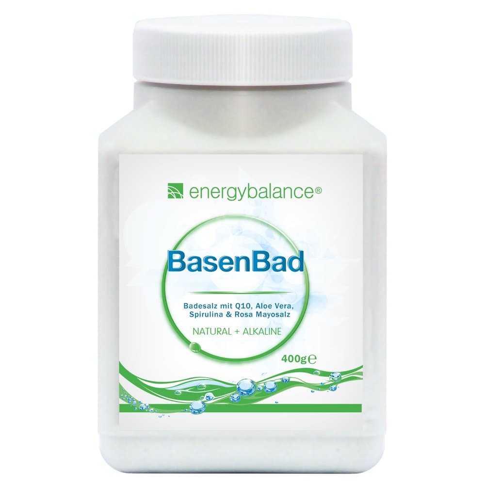 400g Alkaline Bath Salts with Q10 and Aloe Vera