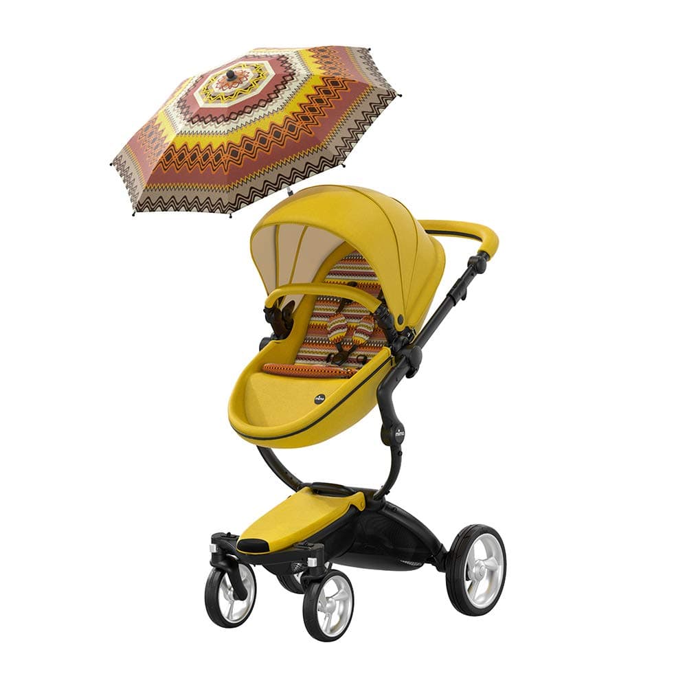 Mima xari Pushchair Limited Edition Yellow Complete Package 9 Piece Bundle
