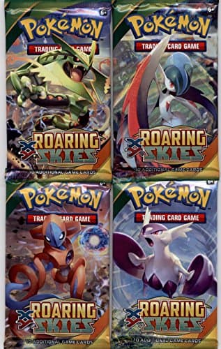 4 (Four) Packs - Pokemon Trading Card Game: XY Roaring Skies Booster Packs