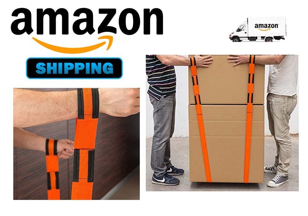 2 x Moving Belt Strap Furniture Transport Belt Mover Lifting Rope Move Belt for Lifting Furniture Bed Wardrobe Maximum carrying weight 2000 lbs