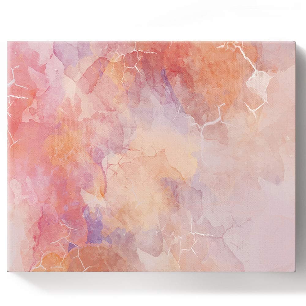 Olivefox DIY Paint by Numbers for Adults DIY Oil Painting Kit for Kids Beginner Abstract Marble Canvas Pictures Art Prints Bedroom Living Room Decoration for Home Wall Decor 16"x20"