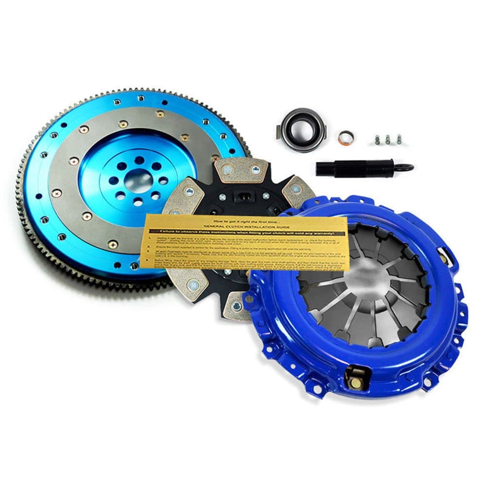 EFT STAGE 3 CLUTCH KIT& ALUMINUM FLYWHEEL WORKS WITH RSX TSX ACCORD CIVIC Si K20A2 K20A3 K24