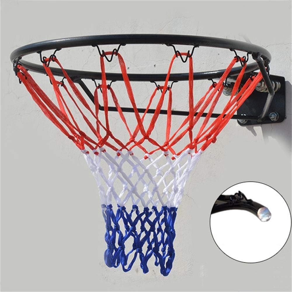 Wall-Mounted Basketball Rim, Basketball Hoop Hanging Basketball Goal 45cm