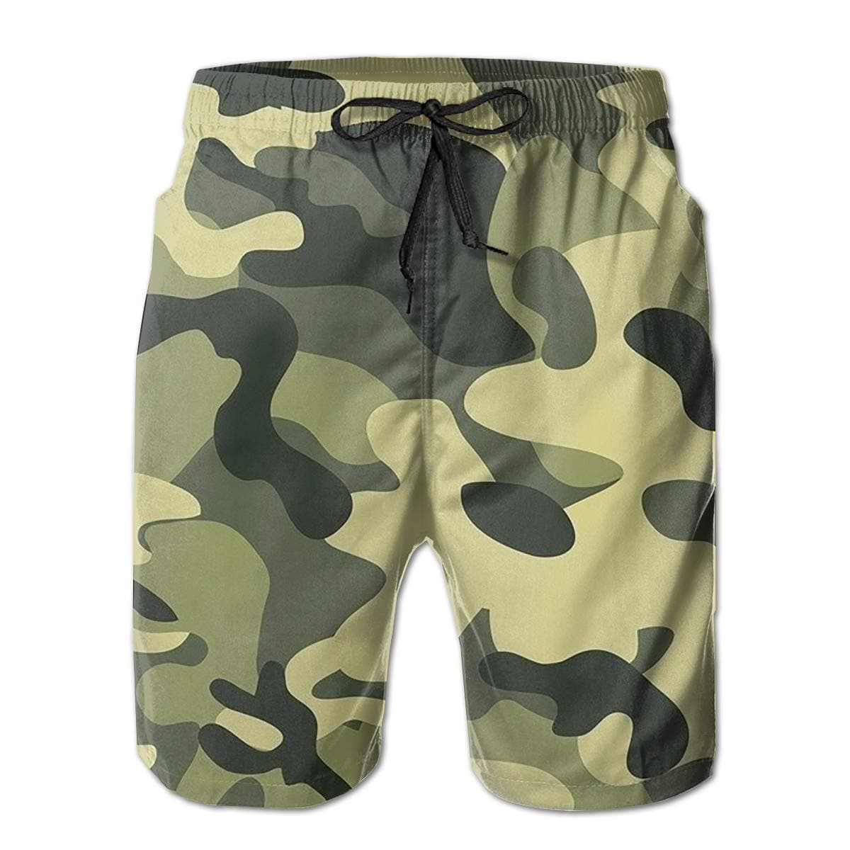 Men's Running Boardshorts Dry Plus Size Beach Shorts No Mesh Lining for Young