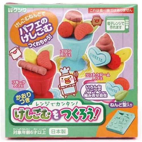 DIY scented eraser making kit to make dessert parfait eraser
