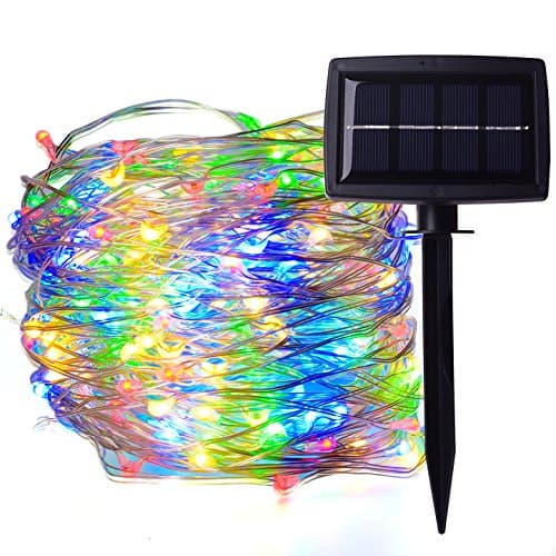 [New Upgraded Version]Souldio™200 LED 72 ft Solar Powered String Lights,Copper Wired Light,Waterproof Solar Lights for Decorate Garden,Patio,Lawn,Landscape(Multi-Color)