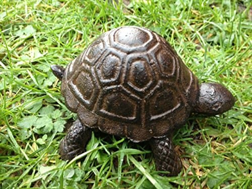 Cast Iron Turtle/Tortoise Spare Key Holder/Hider Garden Or Home