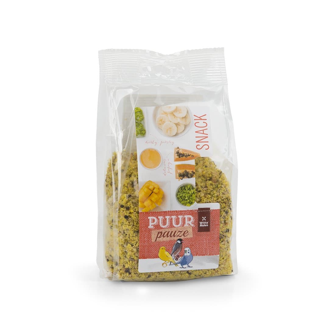 PUUR Fruit & Herb Crumble 200g Bird Treat - honey/mango/banana/papaya/parsley