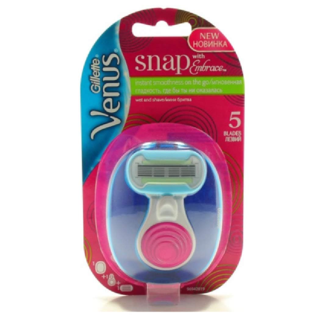 Venus Snap Razor with Embrace Refill Blade (1 Pack)