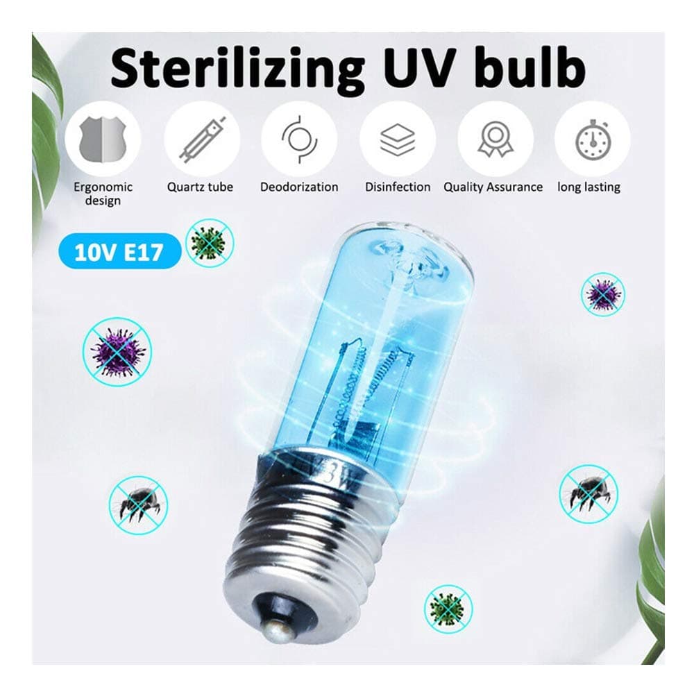 3 Watts Base UV-C Ultraviolet Light Ultraviolet-Disinfection Light Quartz Lamp Bulb (with-Ozone)