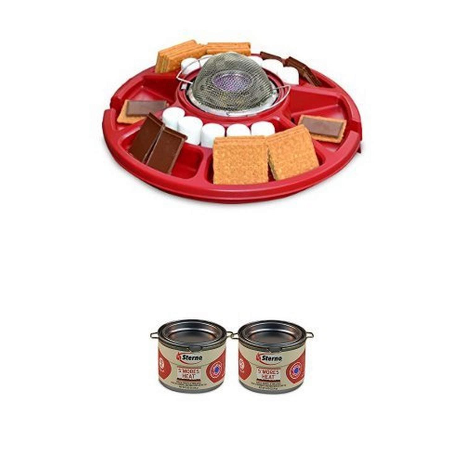 Sterno70228 Family Fun S'mores Maker and S'mores Heat Value Bundle