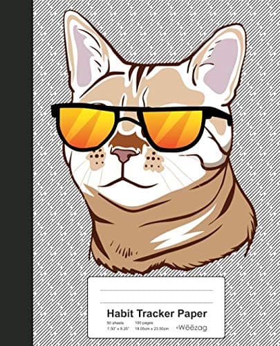 Habit Tracker Paper: Book Bengal Cat (Cats) Paperback – 15 May 2019