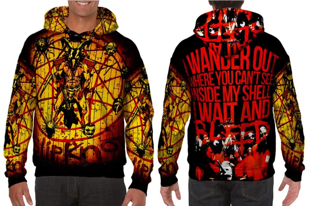 2019 New Slipknot Art 01 Fashion Full Print Mens T-Shirt and Hoodie Size S-3XL