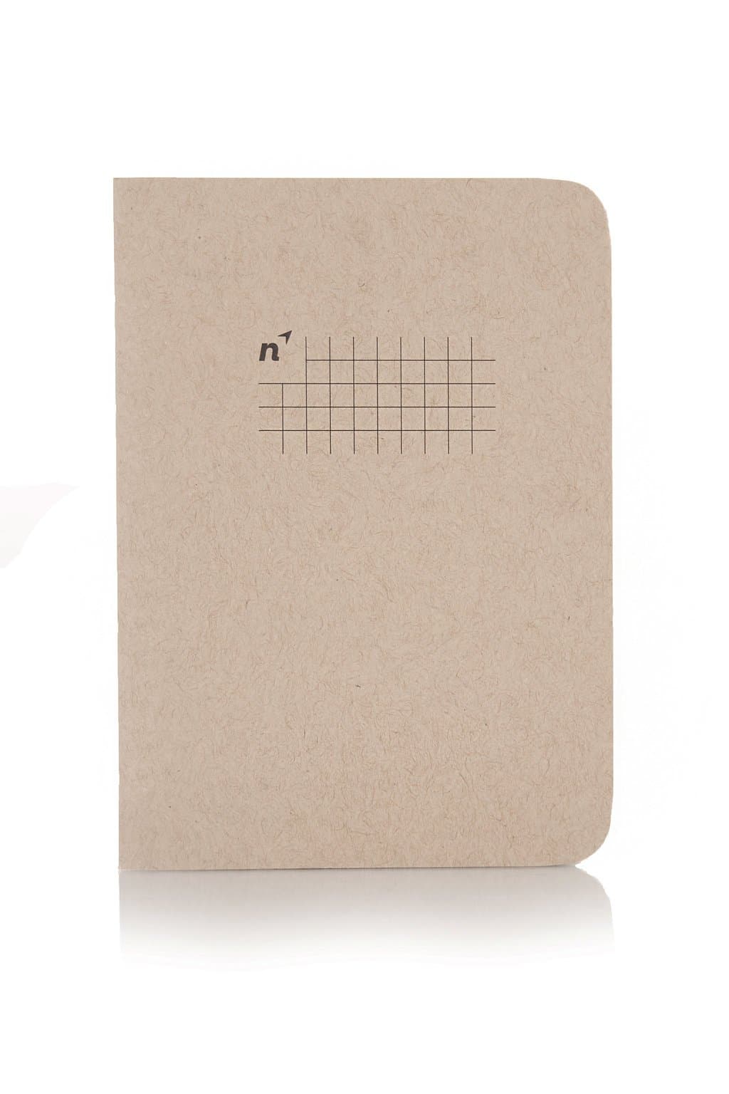 Graph Paper Notebook | 2 Journals w Grid/Gridded Pages of Squares | Premium Thick Paper | A6 (4x6 inch) Pocket Size Made in USA