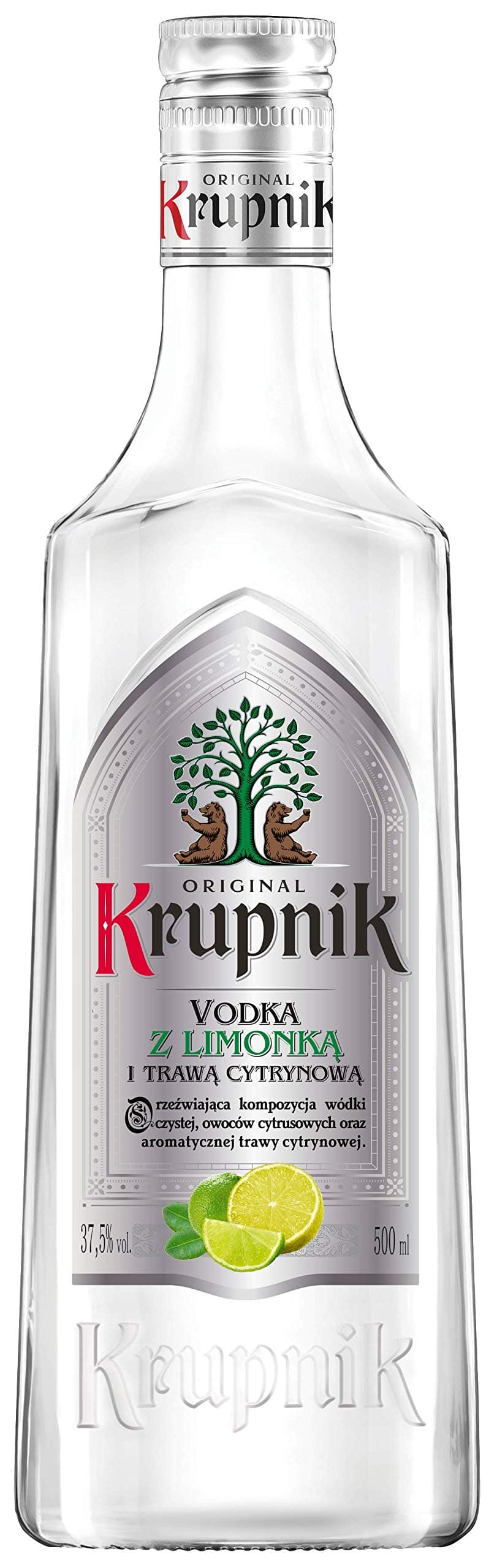 KrupnikPremium Lime and Lemongrass 37.5%, 500 ml