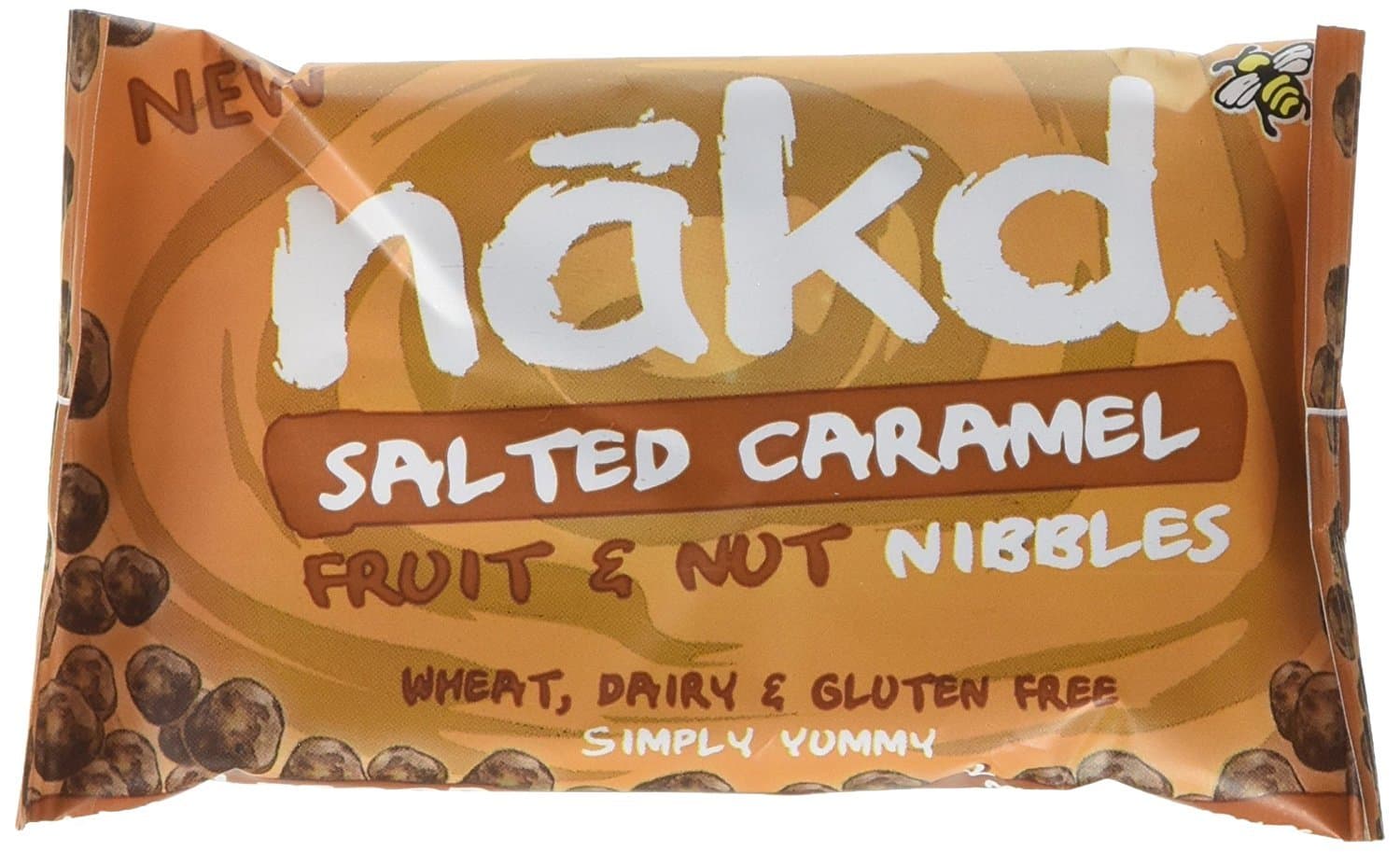 (3 PACK) - Nakd Salted Caramel Chocolate Balls | 18 x 40g x | 3 PACK - SUPER SAVER - SAVE MONEY
