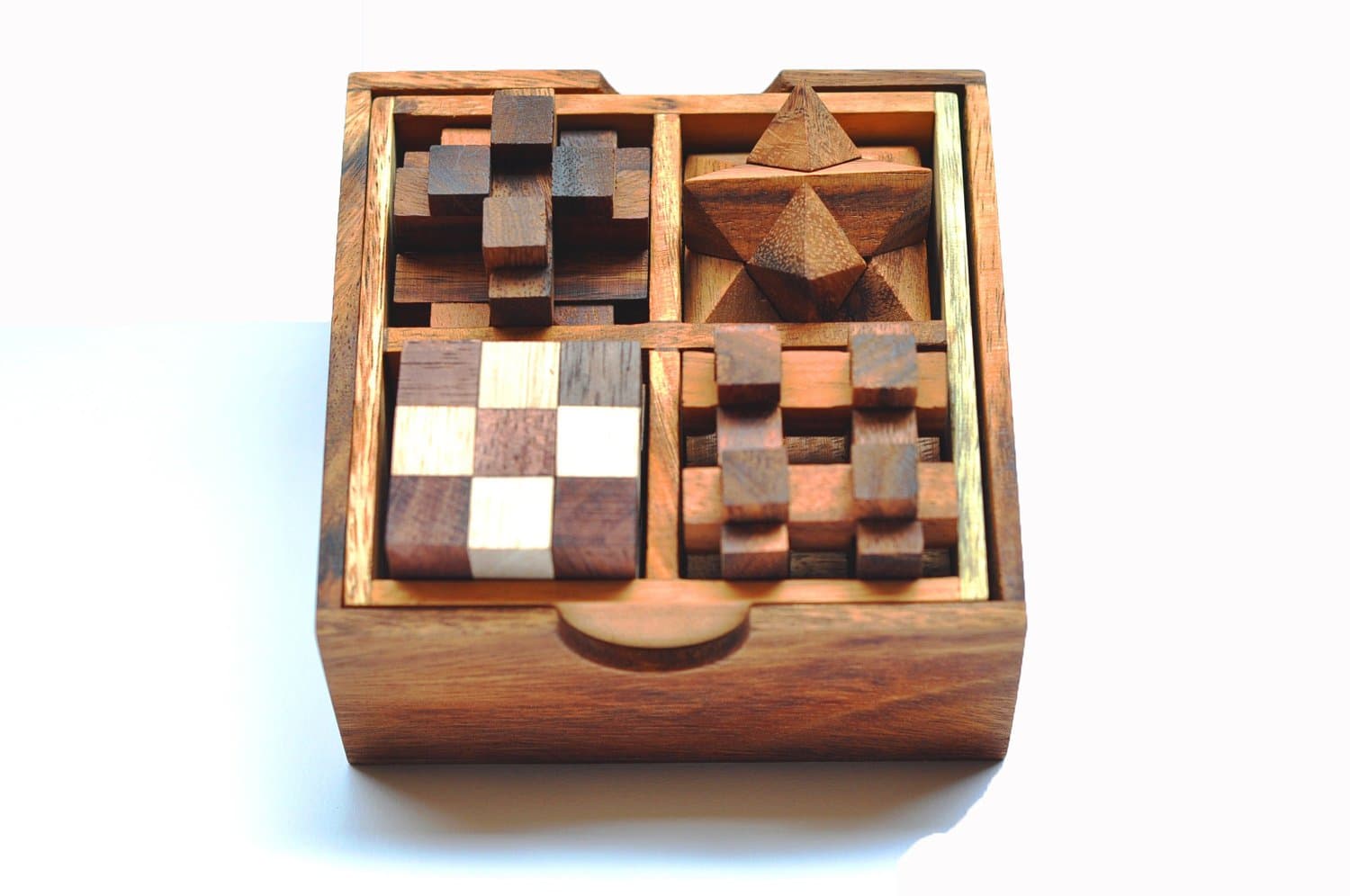 SiamCollection4 Puzzle Set , Games & Puzzles, Wooden Puzzle Box Set, Great