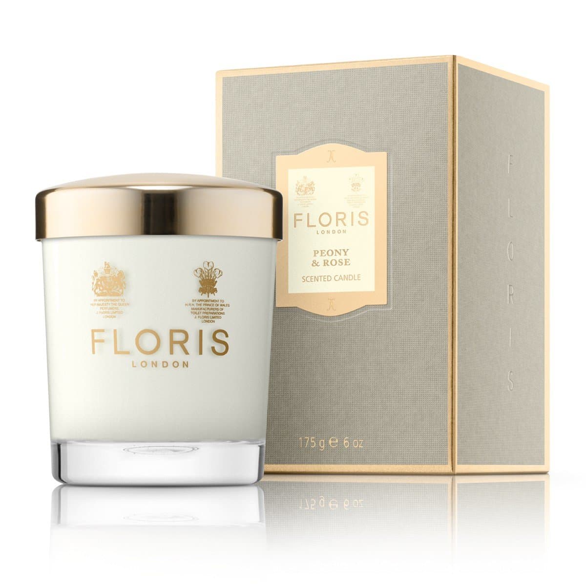 Floris London Peony & Rose Scented Candle 175g