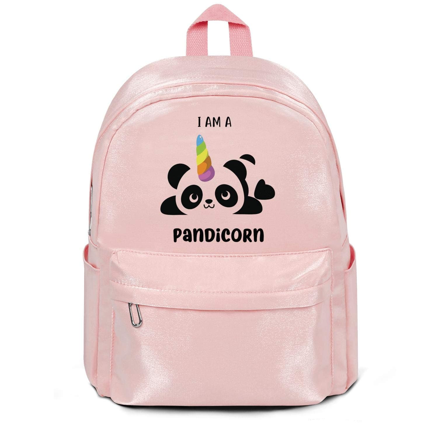I Am A Pandicorn Unicorn Nylon Mini Backpack for Women Men Classic Vans Backpack for Girls