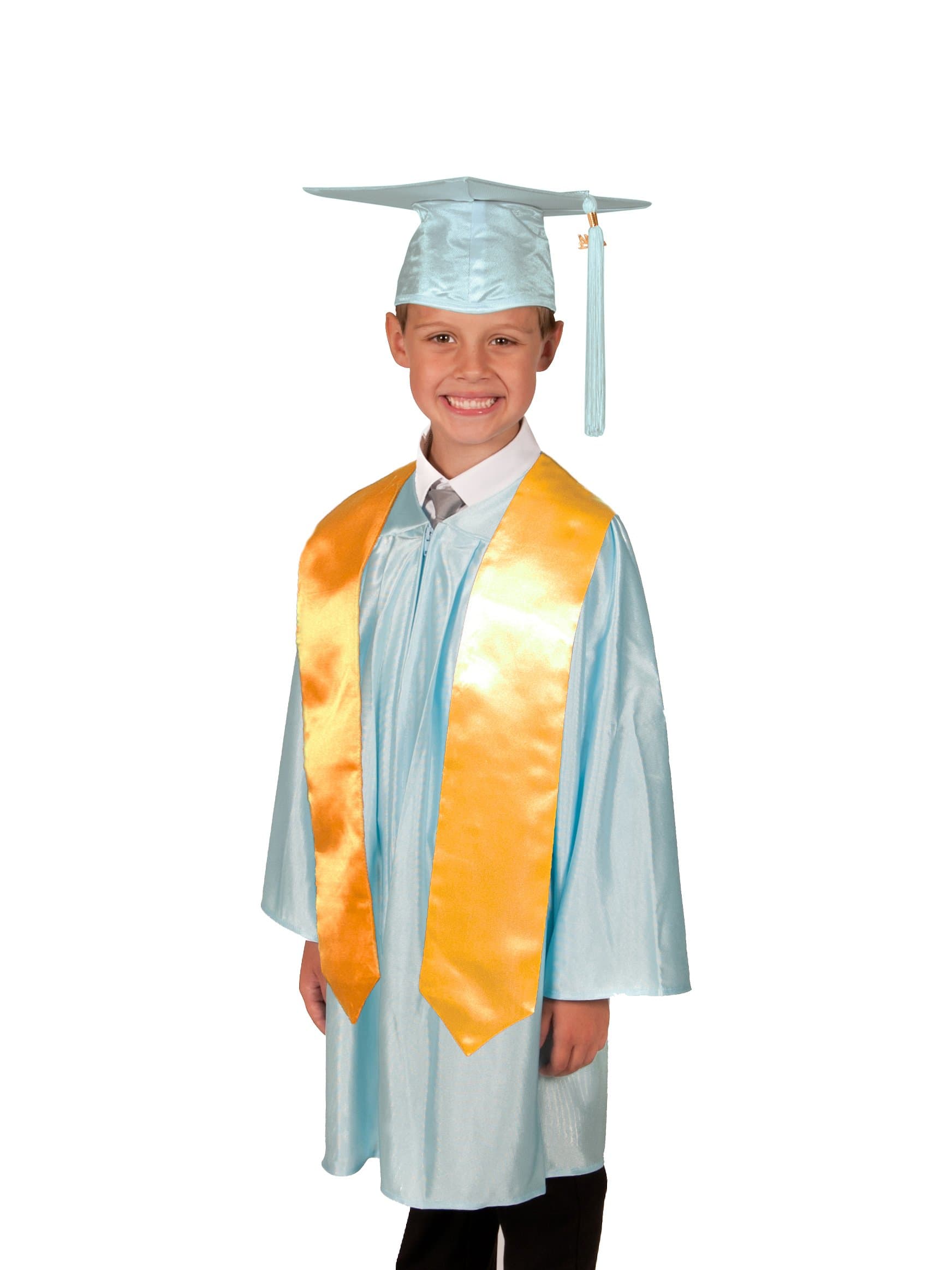 Graduation AttireChildren's Primary School Graduation Gown, Cap and Stole - Shiny Finish